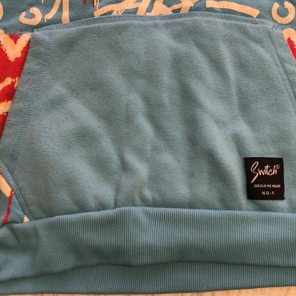Switch hooded pullover sweatshirt.  Size M - Picture 3 of 9